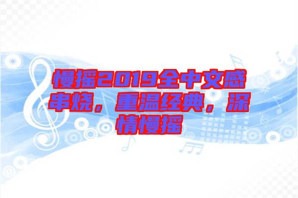 慢搖2019全中文感串燒，重溫經(jīng)典，深情慢搖