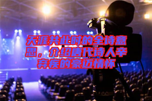 天涯共此時的全詩意思，介紹唐代詩人辛棄疾的豪邁情懷