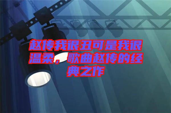 趙傳我很丑可是我很溫柔，歌曲趙傳的經(jīng)典之作