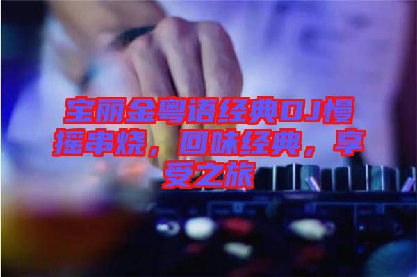 寶麗金粵語經(jīng)典DJ慢搖串燒，回味經(jīng)典，享受之旅