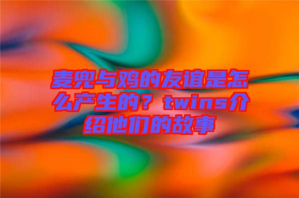 麥兜與雞的友誼是怎么產(chǎn)生的？twins介紹他們的故事