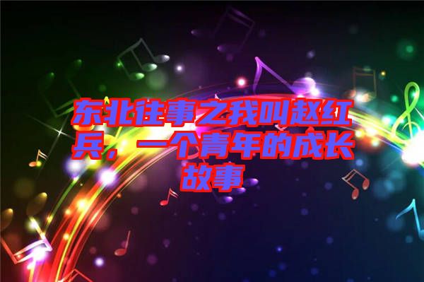 東北往事之我叫趙紅兵，一個青年的成長故事