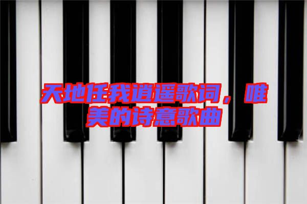 天地任我逍遙歌詞，唯美的詩意歌曲