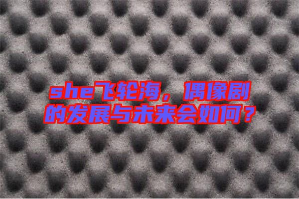 she飛輪海，偶像劇的發(fā)展與未來會(huì)如何？