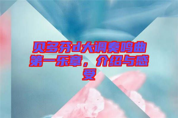 貝多芬d大調(diào)奏鳴曲第一樂章，介紹與感受