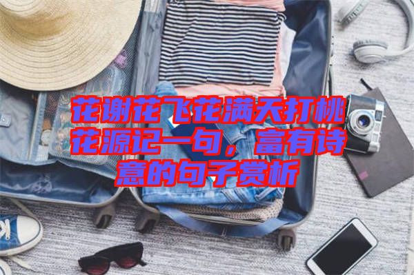 花謝花飛花滿天打桃花源記一句，富有詩(shī)意的句子賞析