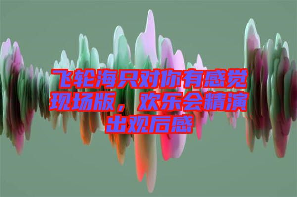 飛輪海只對(duì)你有感覺現(xiàn)場版，歡樂會(huì)精演出觀后感