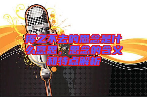 揮之不去的思念是什么意思，思念的含義和特點解析