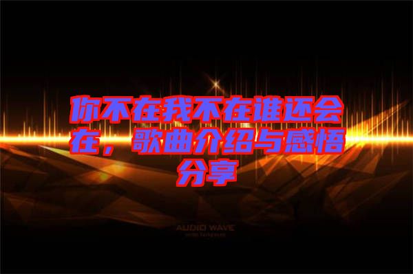 你不在我不在誰還會(huì)在，歌曲介紹與感悟分享