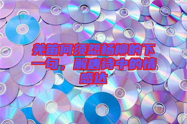 羌笛何須怨楊柳的下一句，解唐詩(shī)中的情感達(dá)