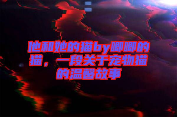 他和她的貓by唧唧的貓，一段關(guān)于寵物貓的溫馨故事