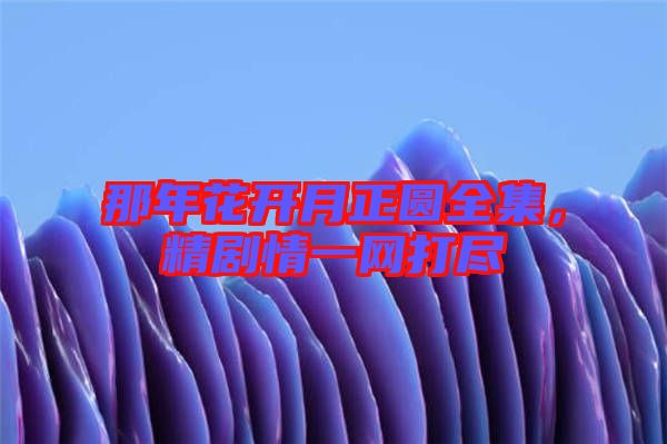 那年花開(kāi)月正圓全集，精劇情一網(wǎng)打盡