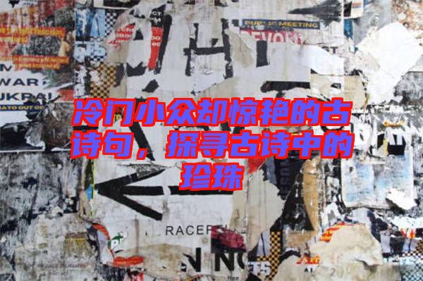 冷門(mén)小眾卻驚艷的古詩(shī)句，探尋古詩(shī)中的珍珠
